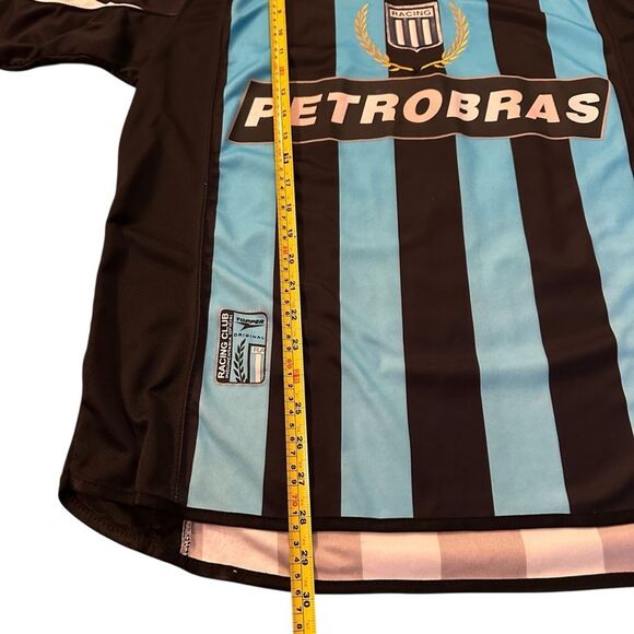Racing Club Avellaneda Petrobas Futbol Soccer Jersey Gabriel Batistuta RARE XL - Picture 9 of 10